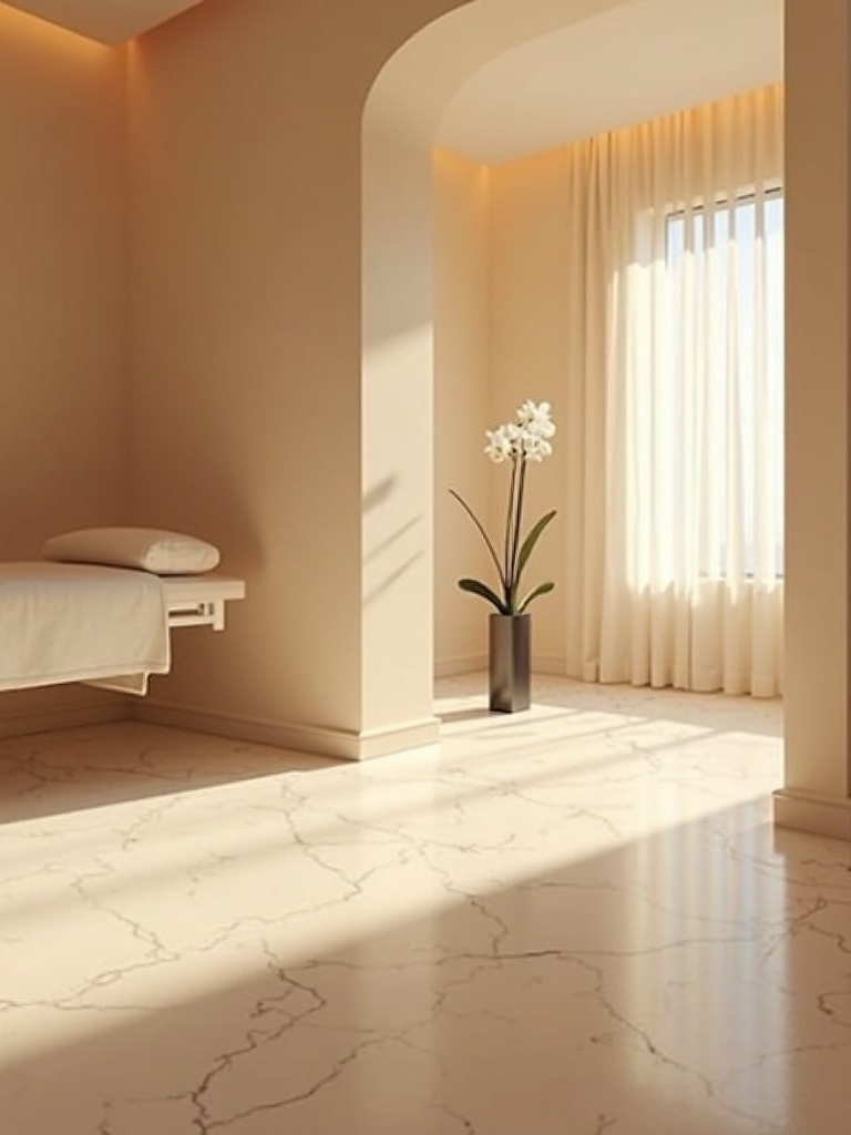 A serene Serabella treatment room